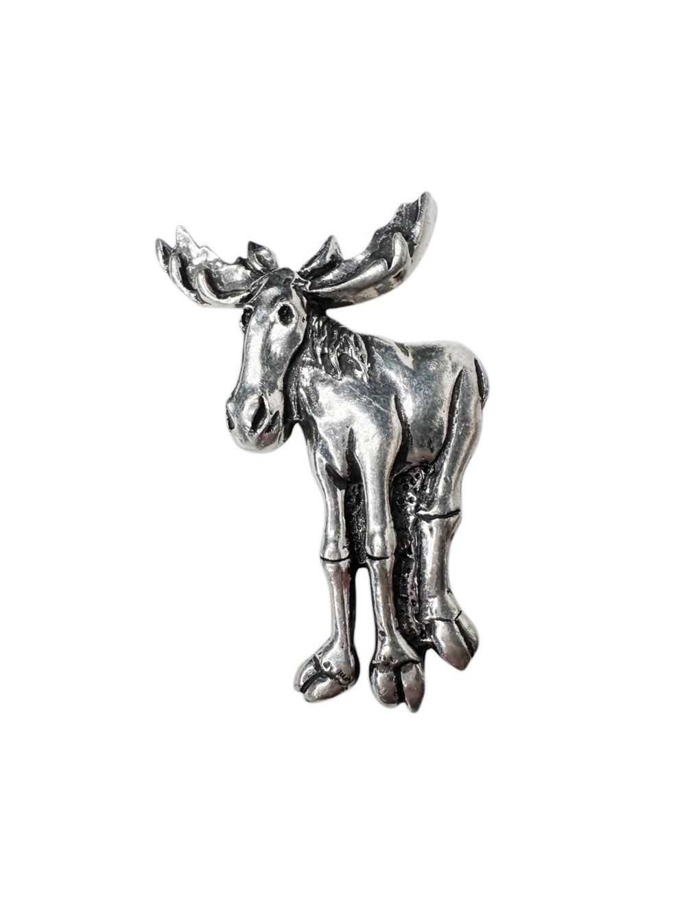 5/$25 😻 Seagull Canada Vintage Pewter Moose Brooch Pin